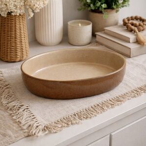 Denby Stoneware Oval Serving Dish As Is